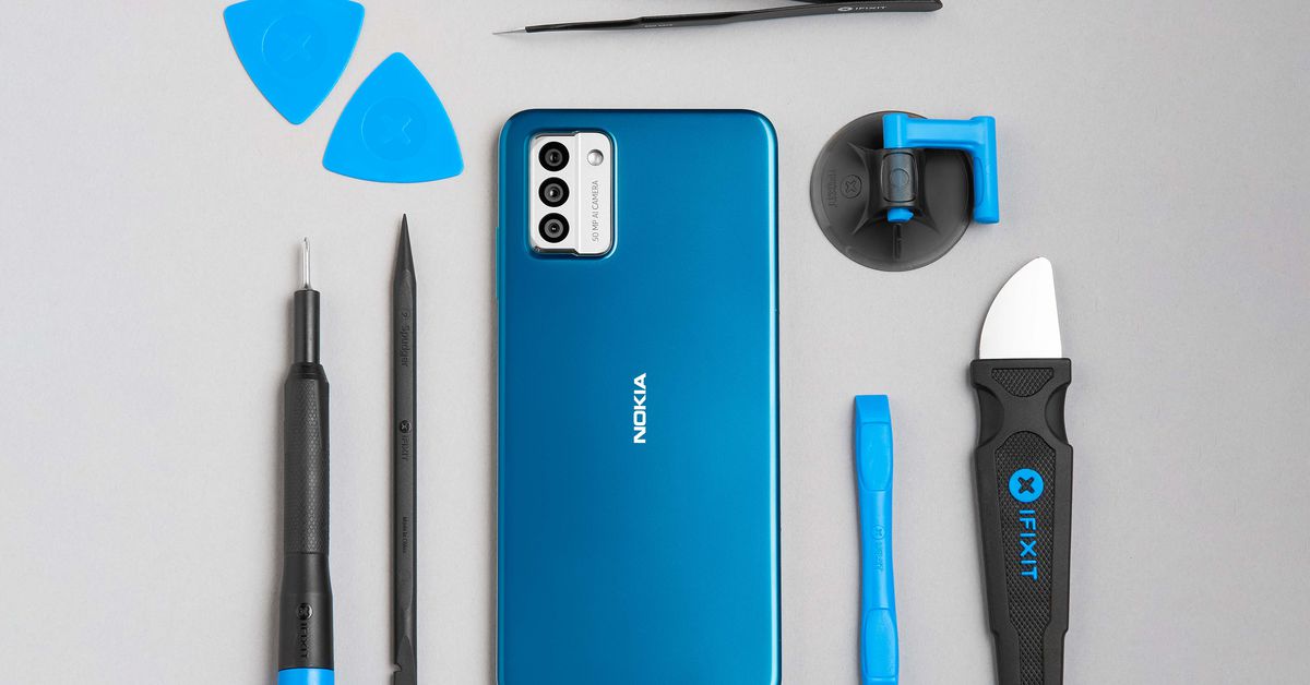HMD’s Nokia G22 is designed to be repaired in minutes