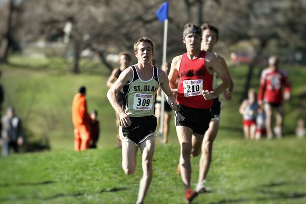 Patrick Boland was a runner for St. Olaf College.