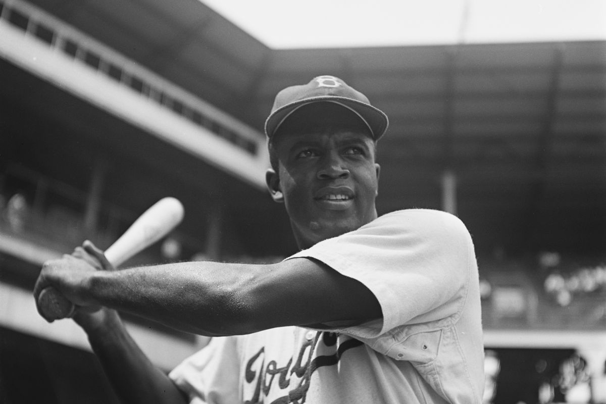 Jackie Robinson With The Brooklyn Dodgers