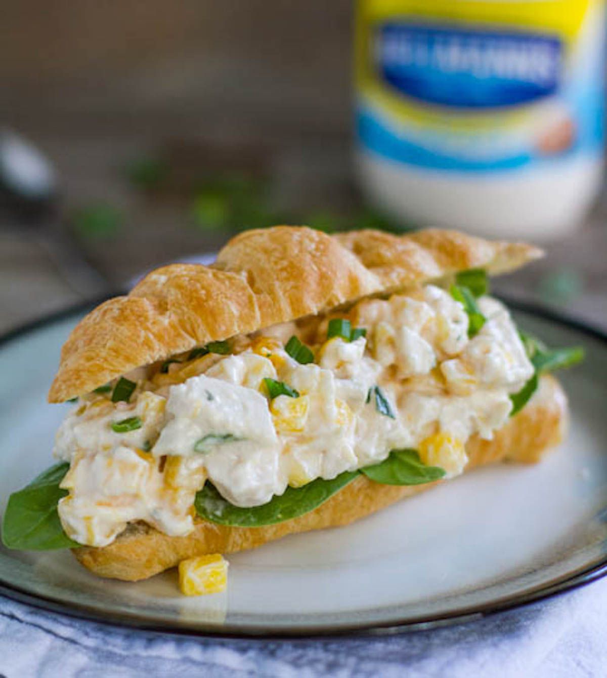 I needed to add a sandwich image eventually. Mango Chicken Salad in a croissant? Interesting.
