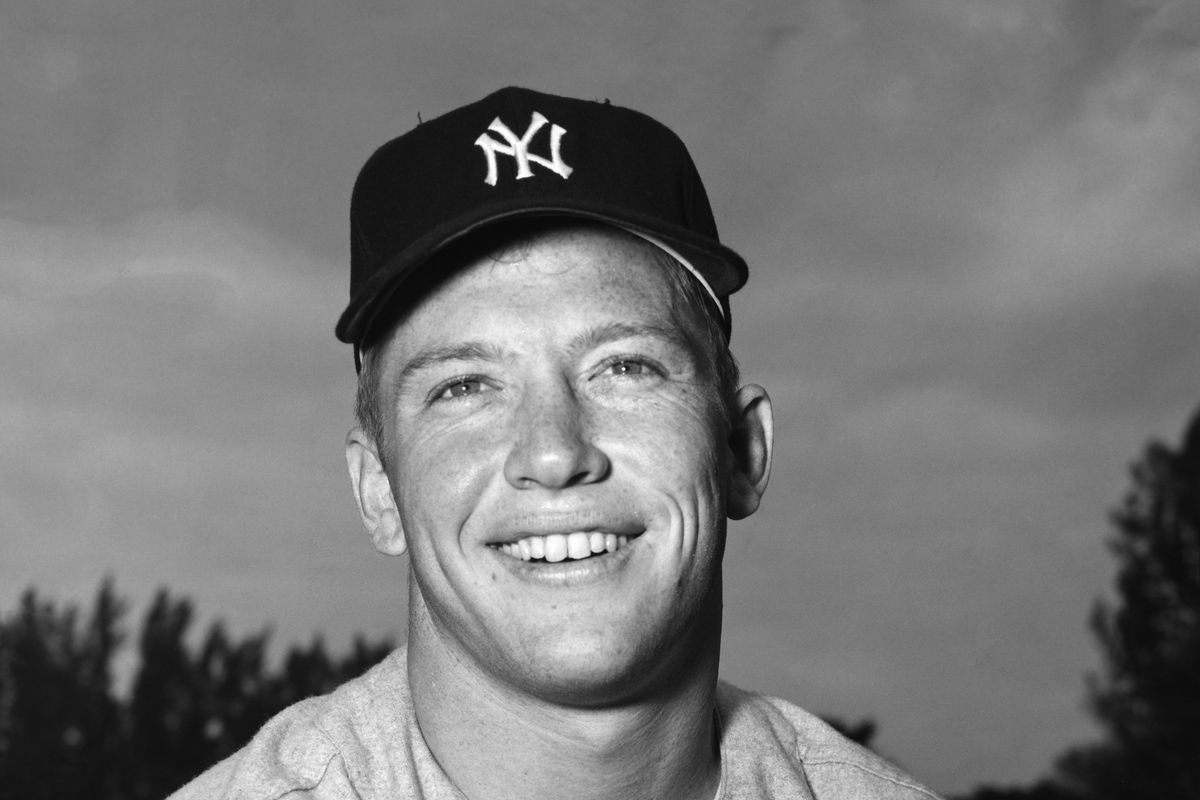 Mickey Mantle Of The New York Yankees