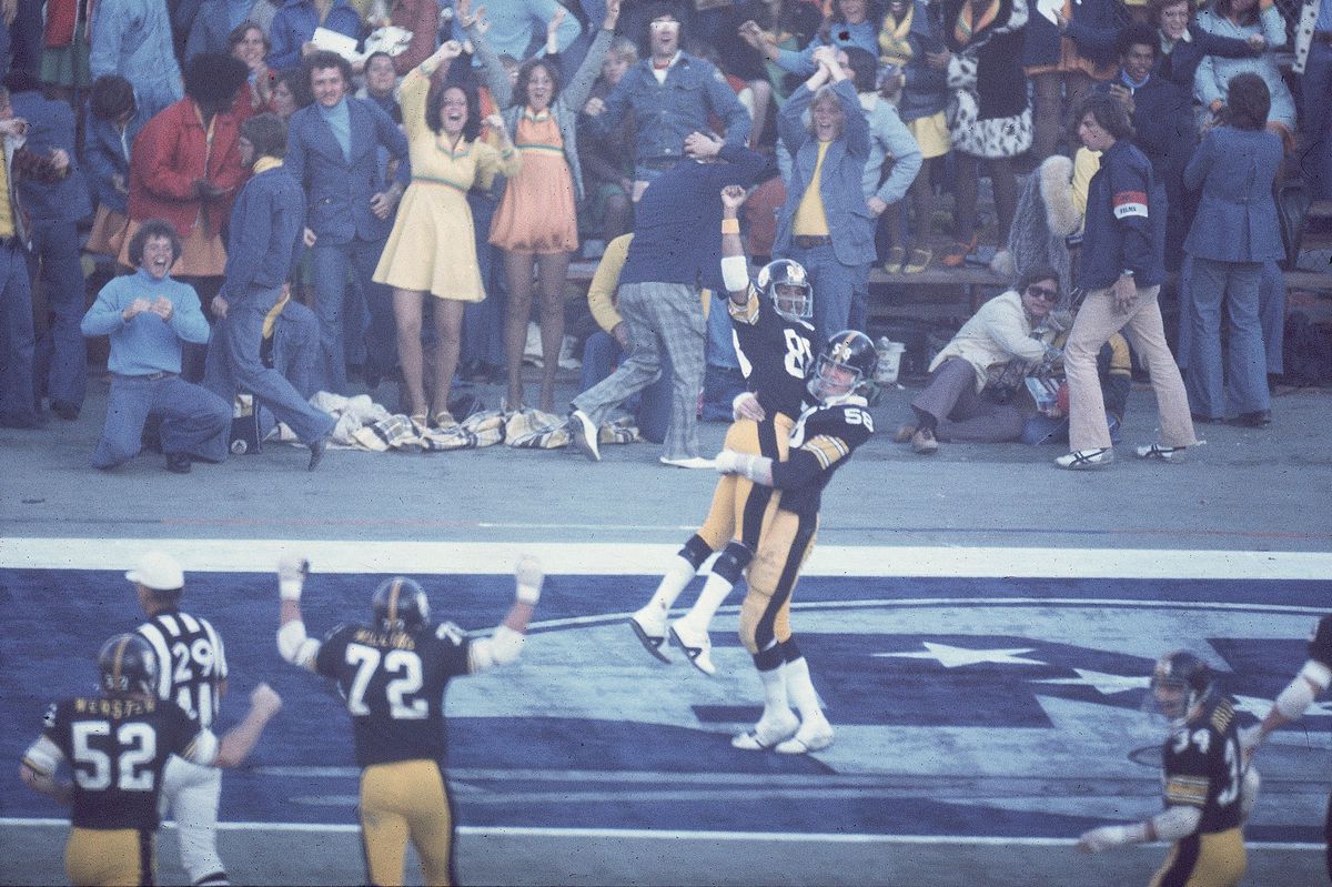Pittsburgh Steelers Lynn Swann and Jack Lambert, Super Bowl X
