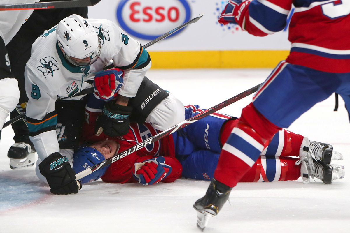 NHL: San Jose Sharks at Montreal Canadiens