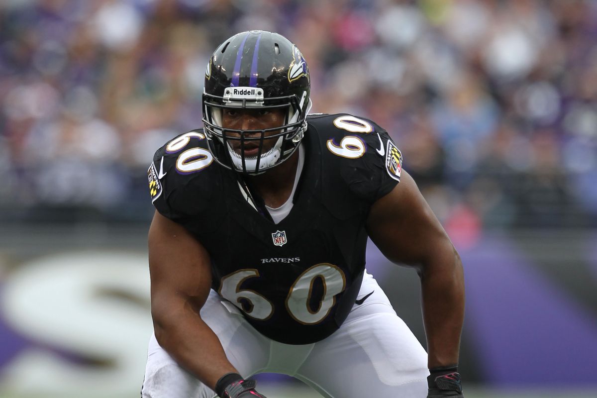 The Ravens did not use the franchise tag on Eugene Monroe. 