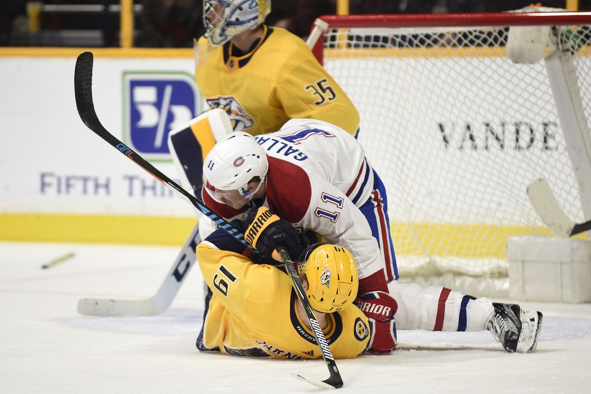 NHL: Montreal Canadiens at Nashville Predators