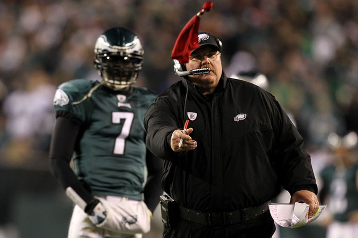 PHILADELPHIA PA - DECEMBER 02:  The only challenge the Eagles offense met all day. (Photo by Al Bello/Getty Images)