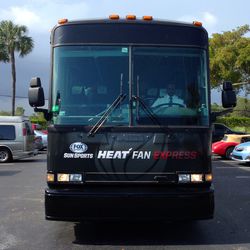 Don't worry, the HEAT Fan Express wasn't moving.