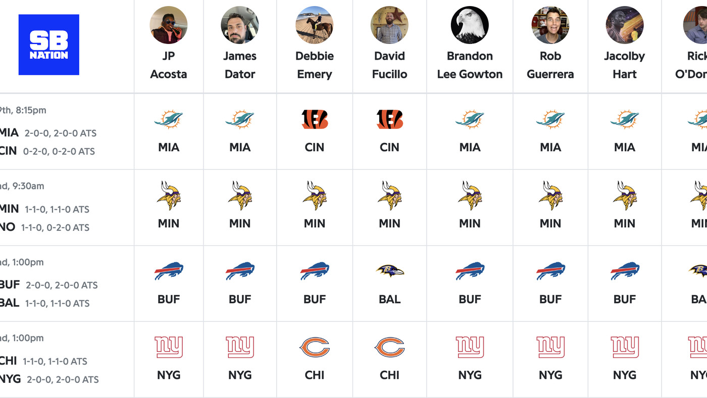 2023 NFL week 4 picks and predictions