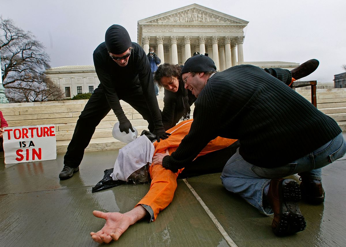 Amnesty International Protests U.S. Detentions At Guantanamo