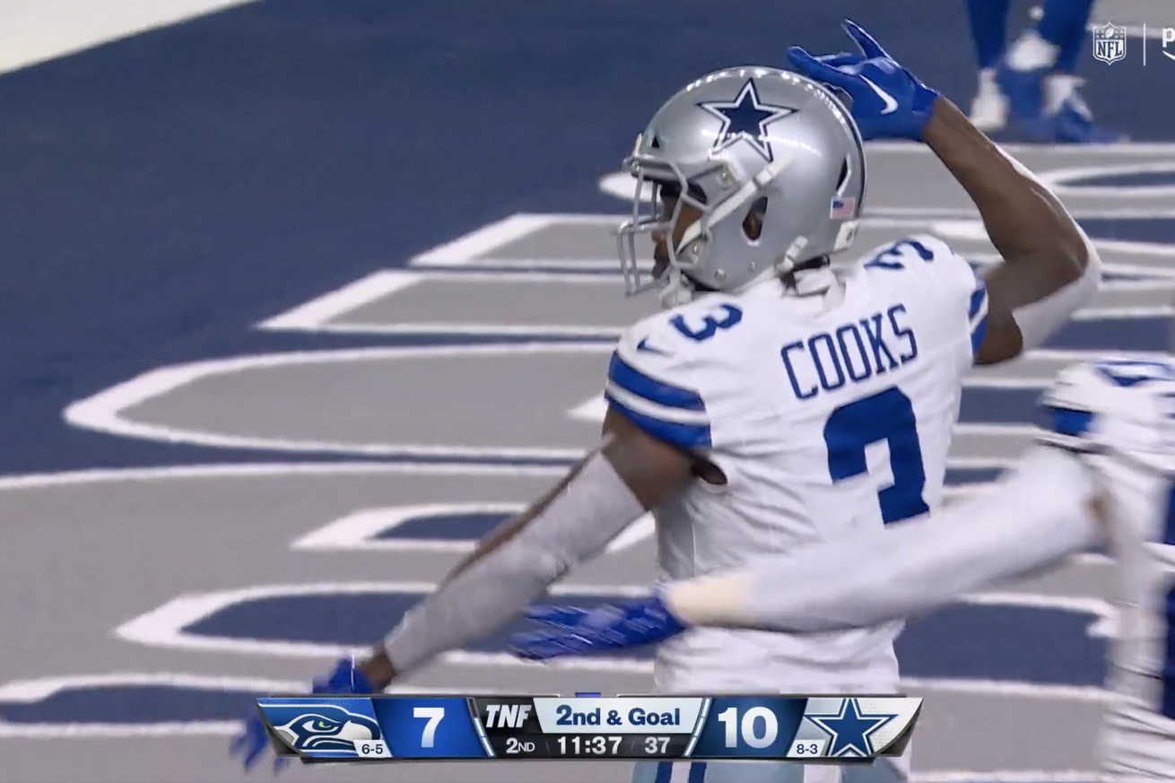 Dak Prescott to Brandin Cooks touchdown extends Dallas Cowboys lead against the Seattle Seahawks