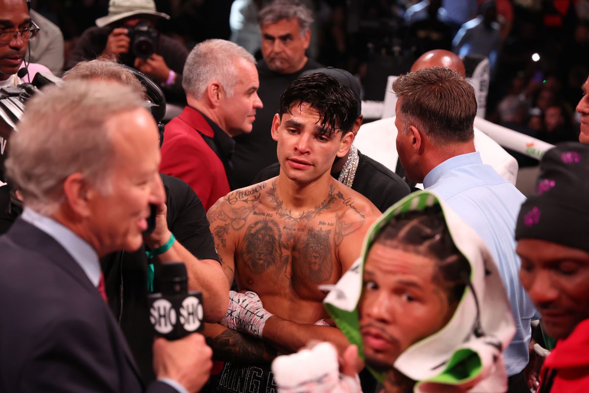 Ryan Garcia offered his respect to Gervonta Davis after their fight