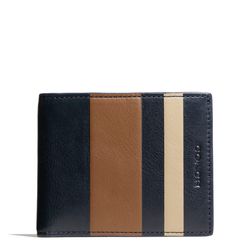 <a href="http://f.curbed.cc/f/Coach_SP_121113_IDwallet">Bleecker slim billfold ID wallet in debossed striped leather</a>, $138