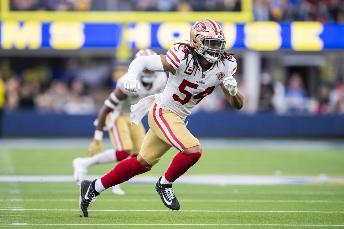 San Francisco 49ers middle linebacker Fred Warner is one of 34 Utah ties in this year’s NFL playoffs.