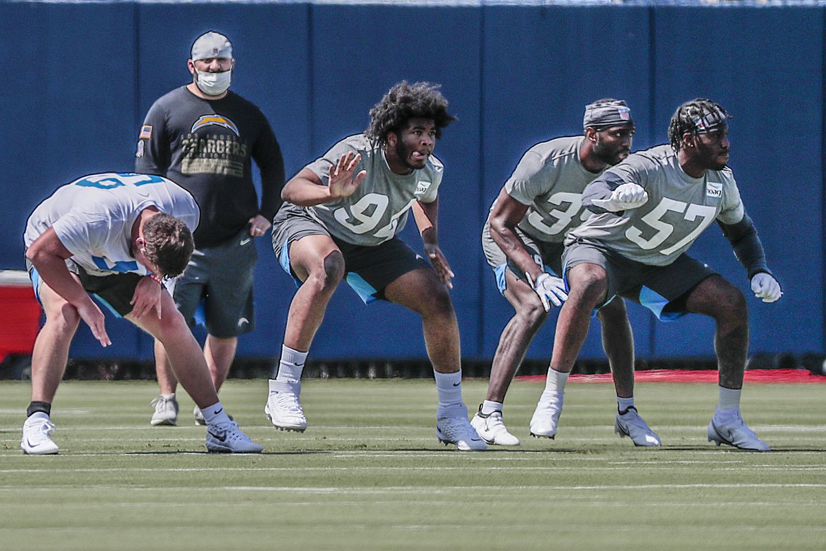 Chargers rookies work out