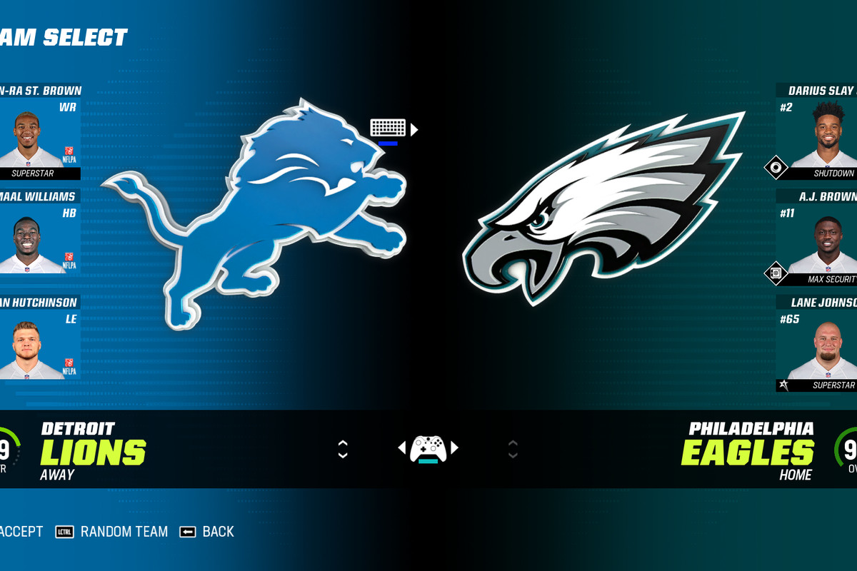 Watch live: Alternate reality Lions vs. Eagles Divisional Round