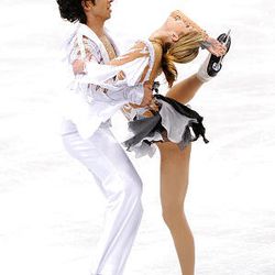 Americans Tanith Belbin and Benjamin Agosto compete in the free dance portion of the ice dance competition during 2010 Vancouver Winter Olympics at Pacific Coliseum Monday. The pair finished in fourth place.