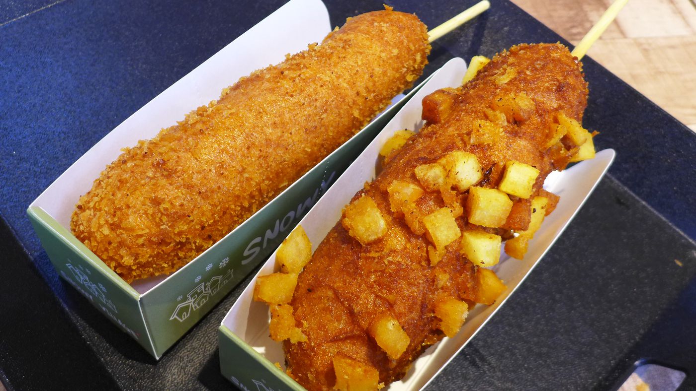 Korean Corn Dogs At Snowy Village Arrive With Melted Cheese On The Inside Eater Ny,Crockpot Chicken Breast Recipes Easy