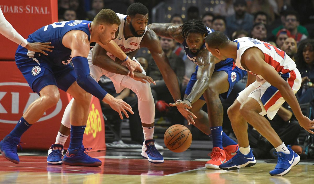 NBA: Detroit Pistons at Los Angeles Clippers