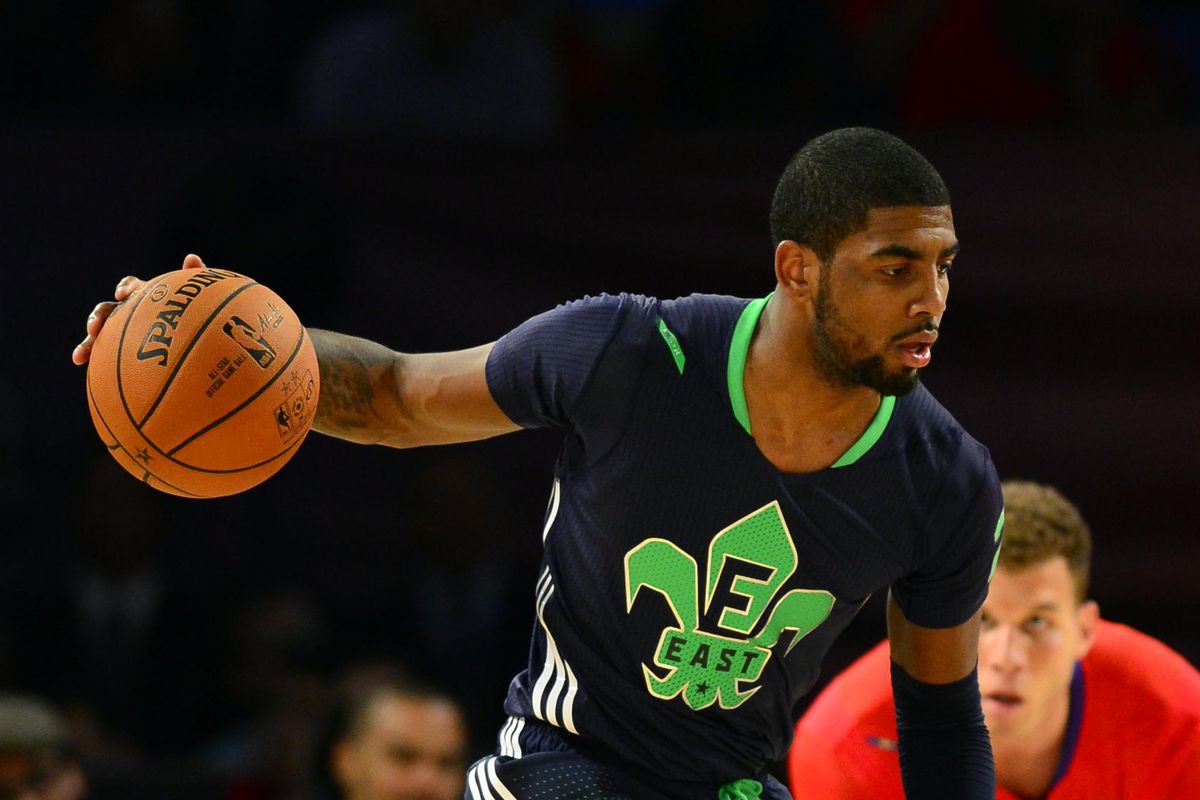 Kyrie Irving, in All-Star Trim