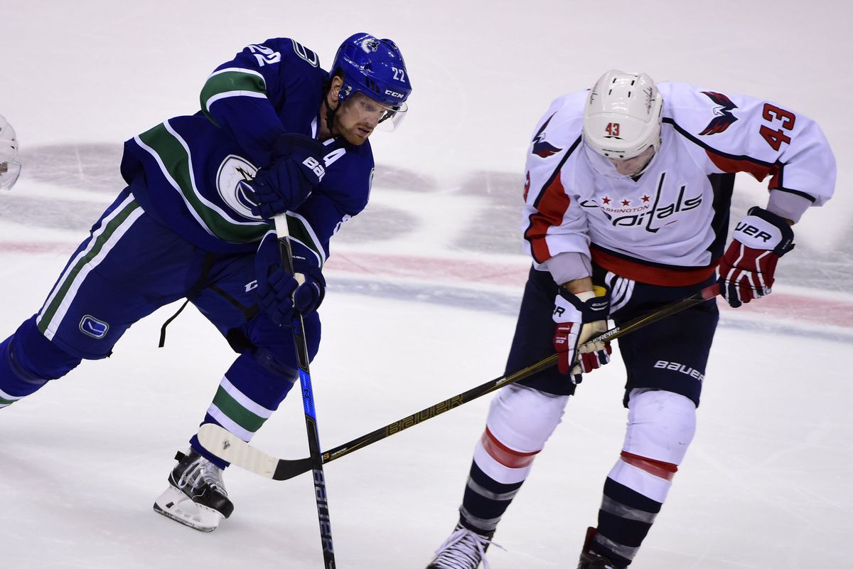 NHL: Washington Capitals at Vancouver Canucks
