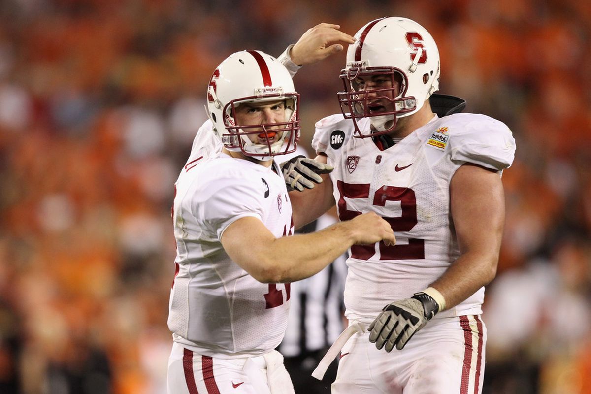 We pretty much know where Andrew Luck is going in the draft, but how about one of his top offensive linemen? David DeCastro will look to impress scouts at Stanford's Pro Day this afternoon. 