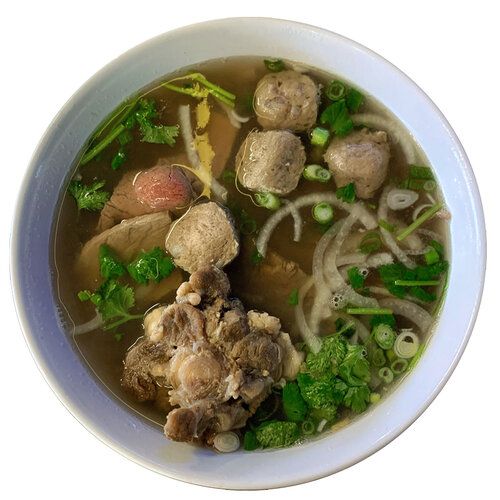 A bowl of pho.