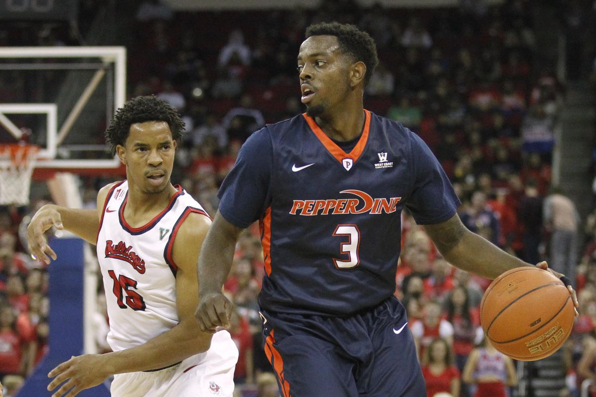 Pepperdine point guard and emotional leader Jeremy Major against Fresno State earlier this season.