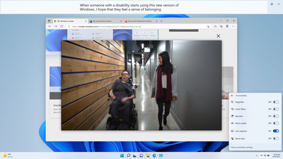 Live Captions work across any audio in Windows 11