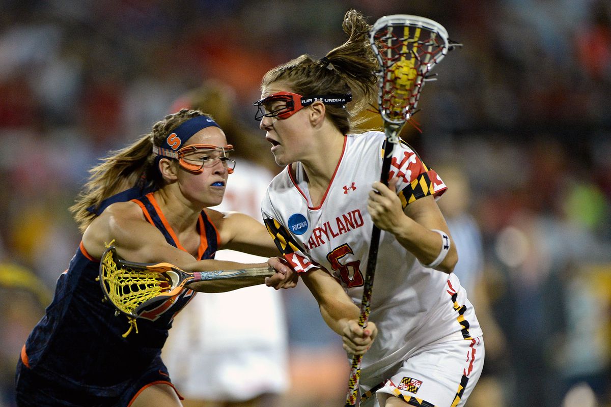 #5 Kelly McPartland goes against Syracuse #77 Maddy Huegel in the NCAA Championship Game