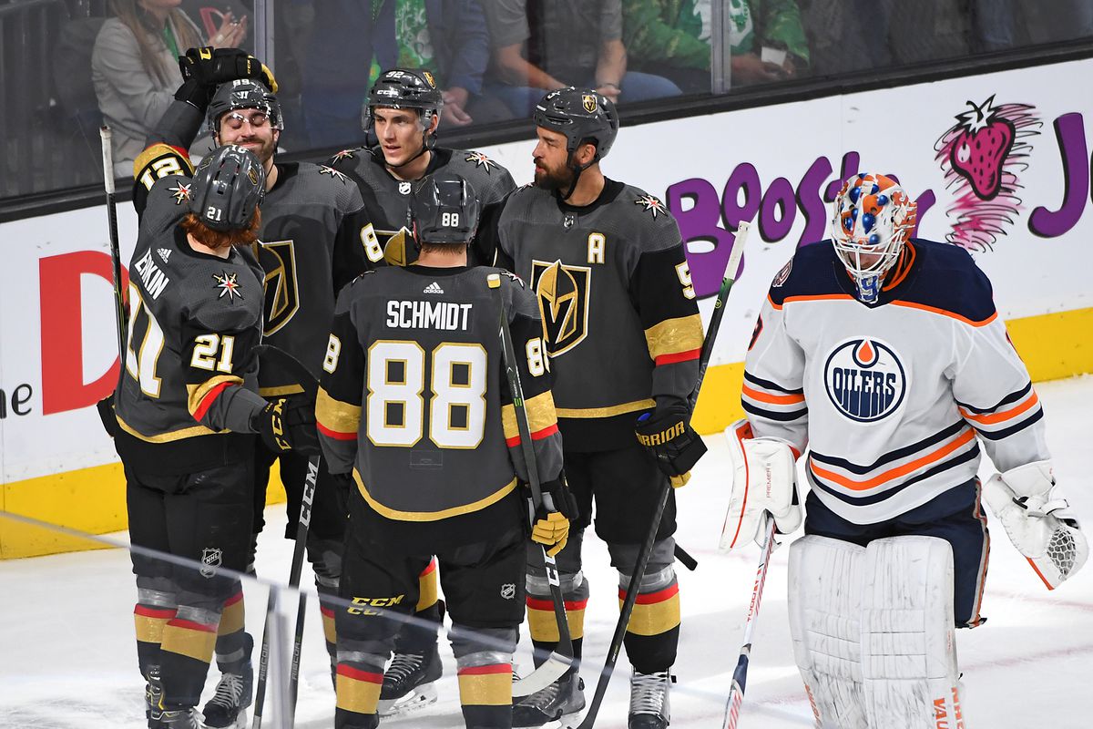 NHL: Edmonton Oilers at Vegas Golden Knights