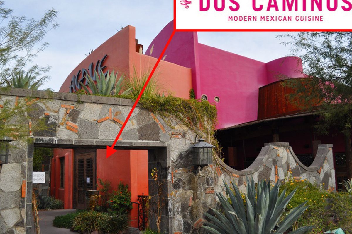 Agave, the future home of Dos Caminos 