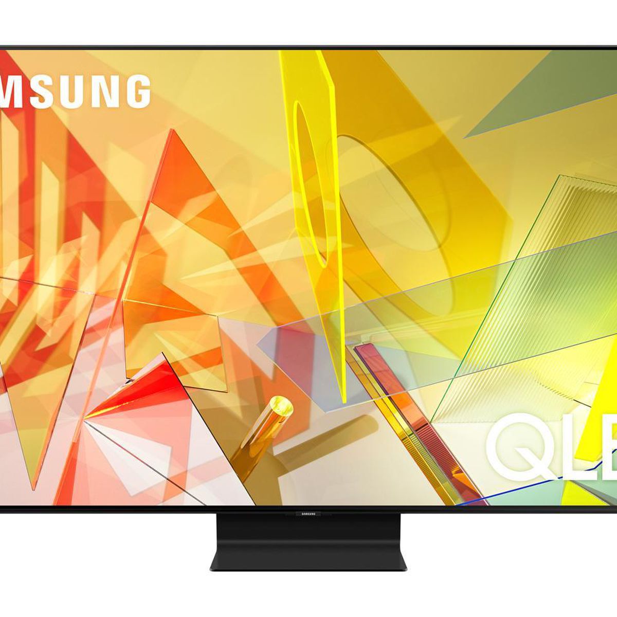 a product shot of thee Samsung Q90T 4K TV
