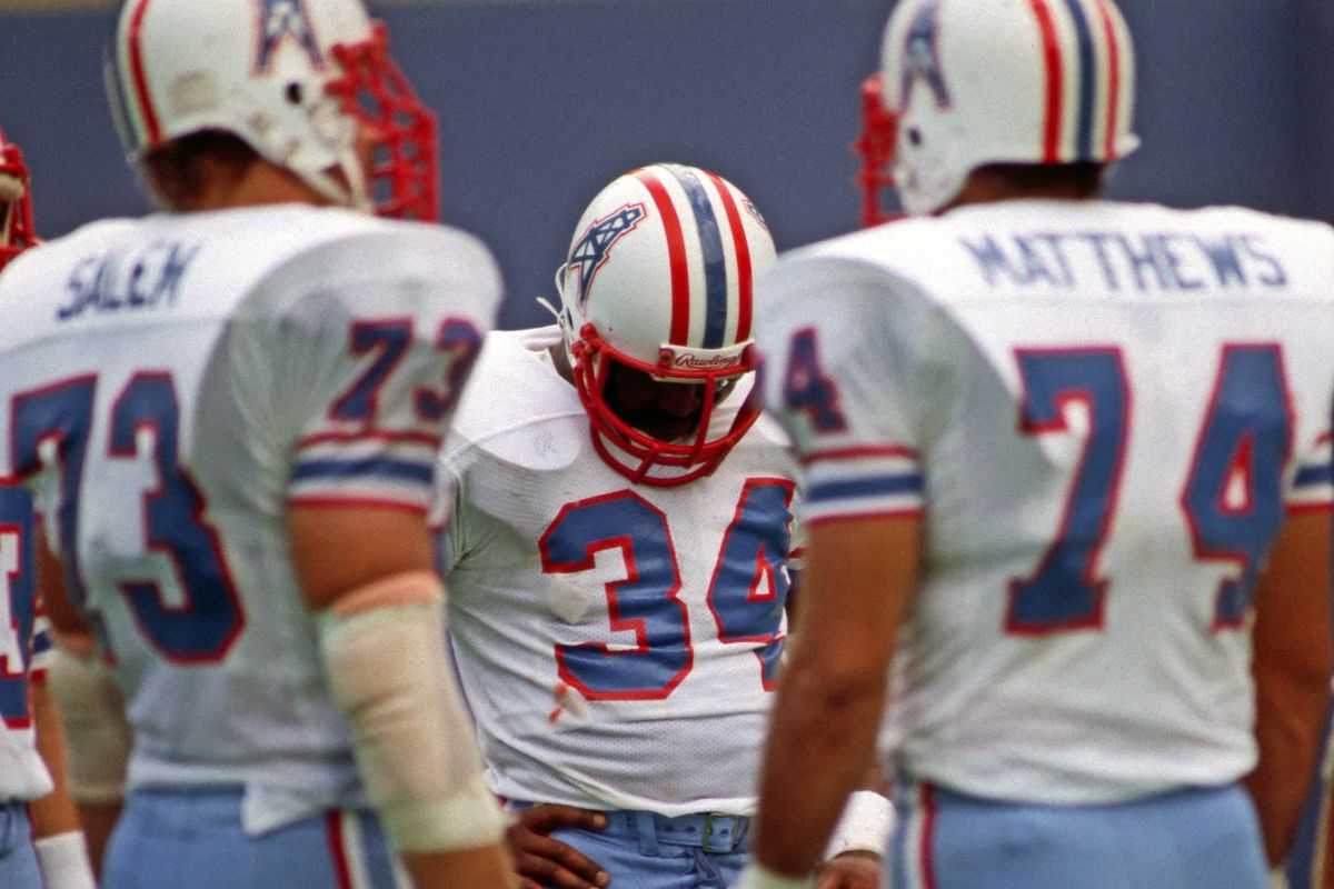 tennessee titans oilers uniforms