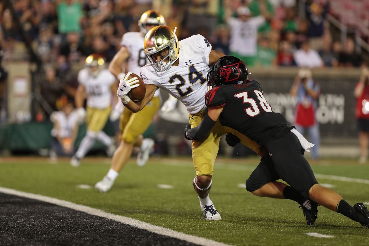This Guy Plays Notre Dame Football: #24 Tommy Tremble, Tight End - One Foot  Down