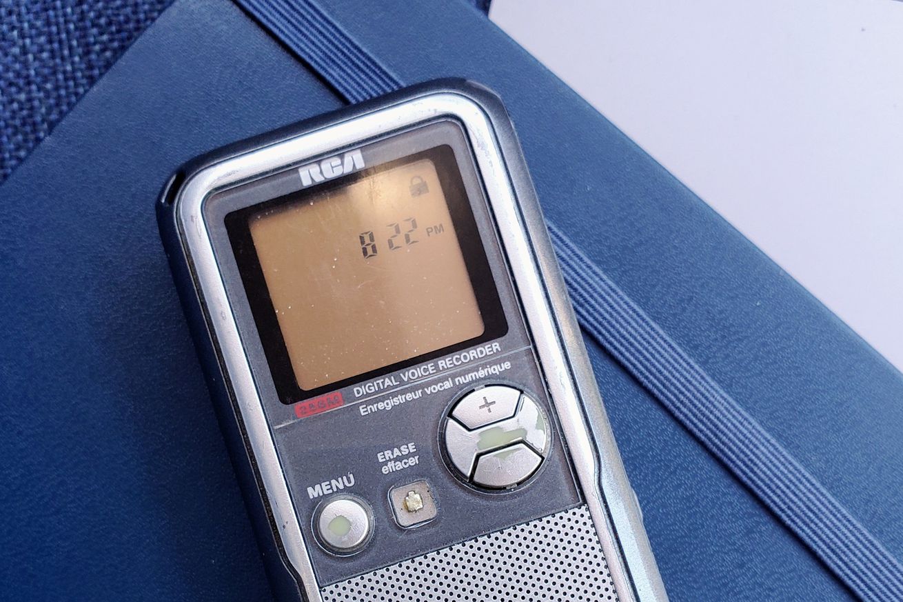 This 13-year-old voice recorder captured my entire professional career