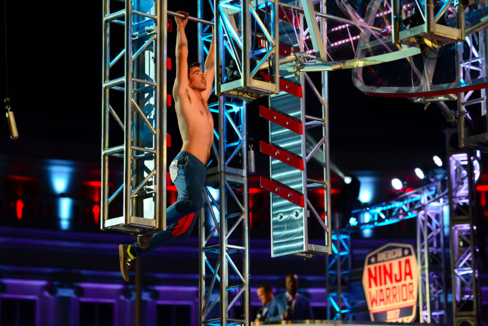 Naked Guy Jumps on the American Ninja Warrior Set and Does Really, Really Well | Mud and 