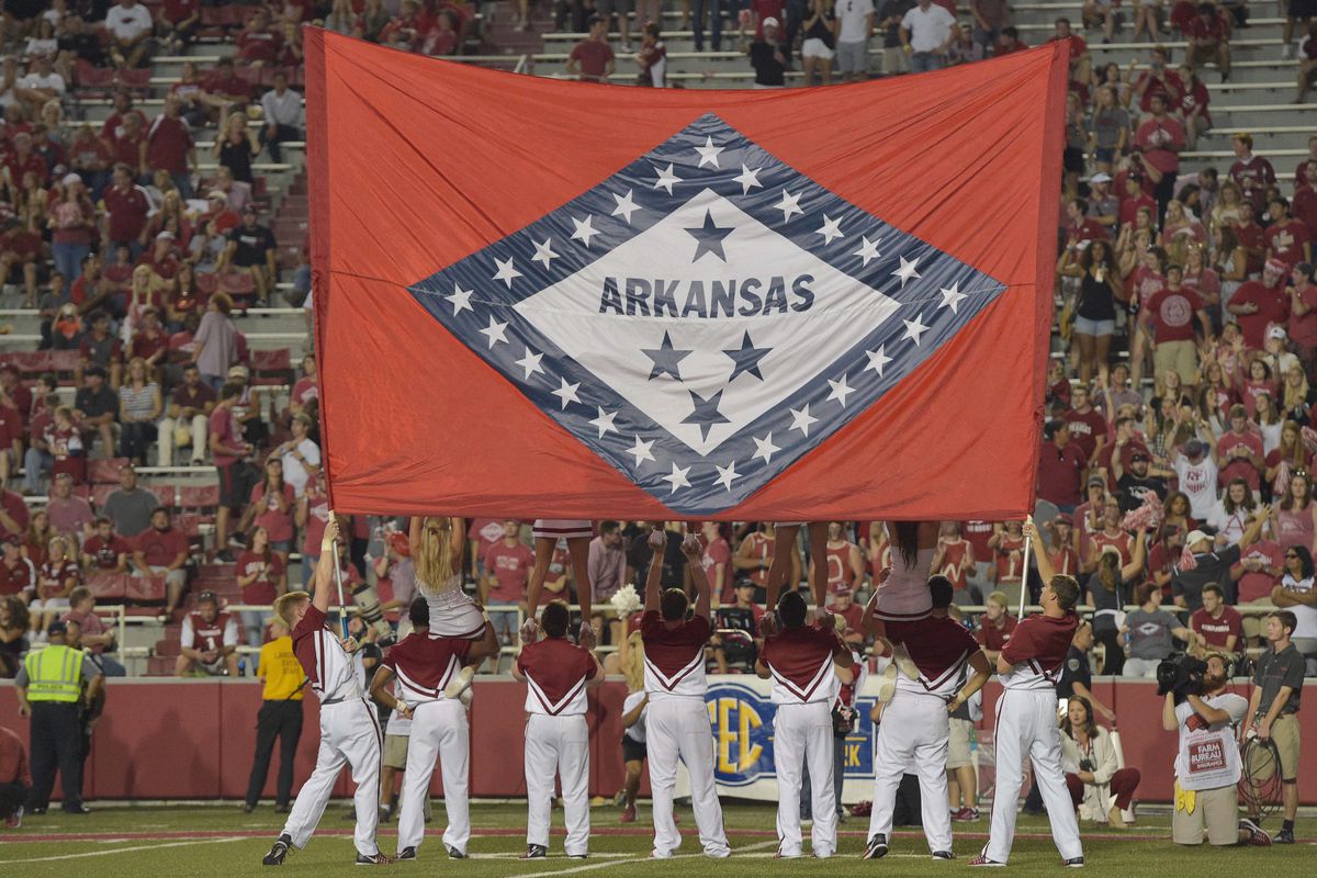 NCAA Football: Texas State at Arkansas