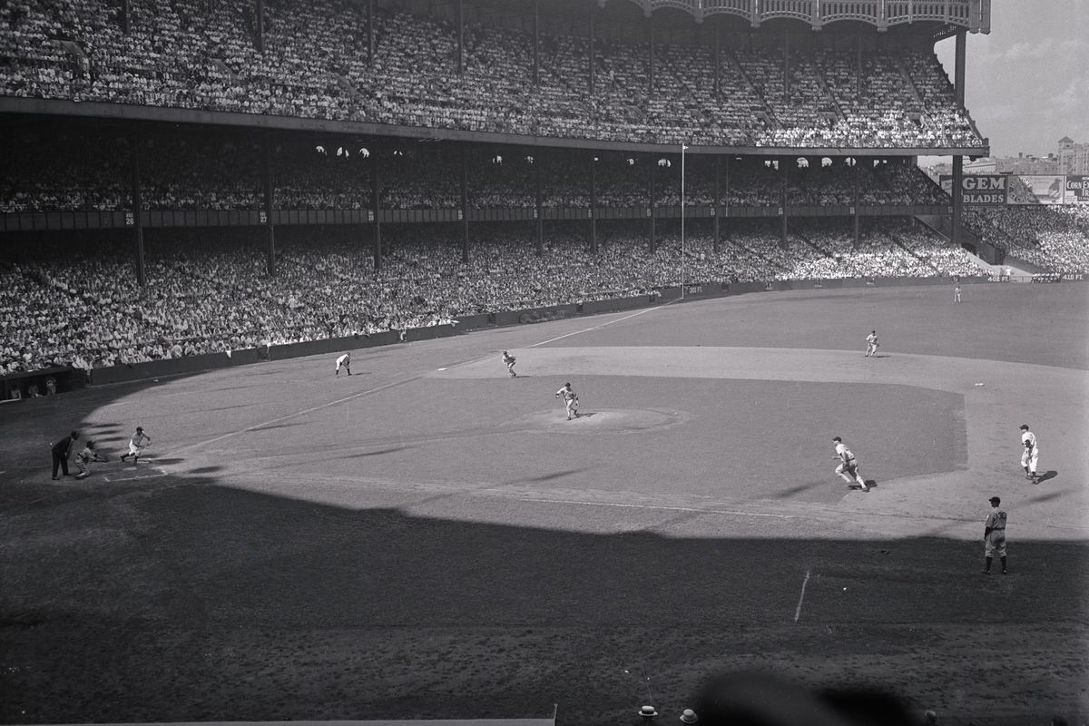 Baseball Game at Yankee Stadium