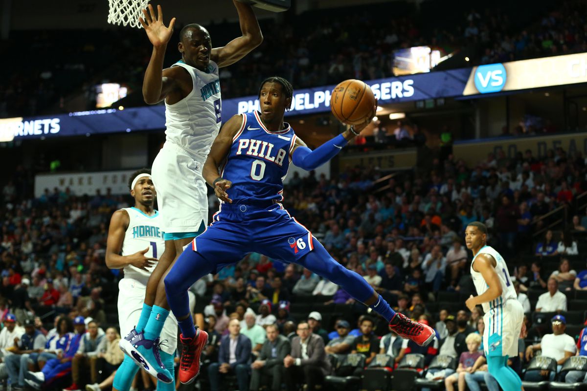 NBA: Preseason-Philadelphia 76ers at Charlotte Hornets