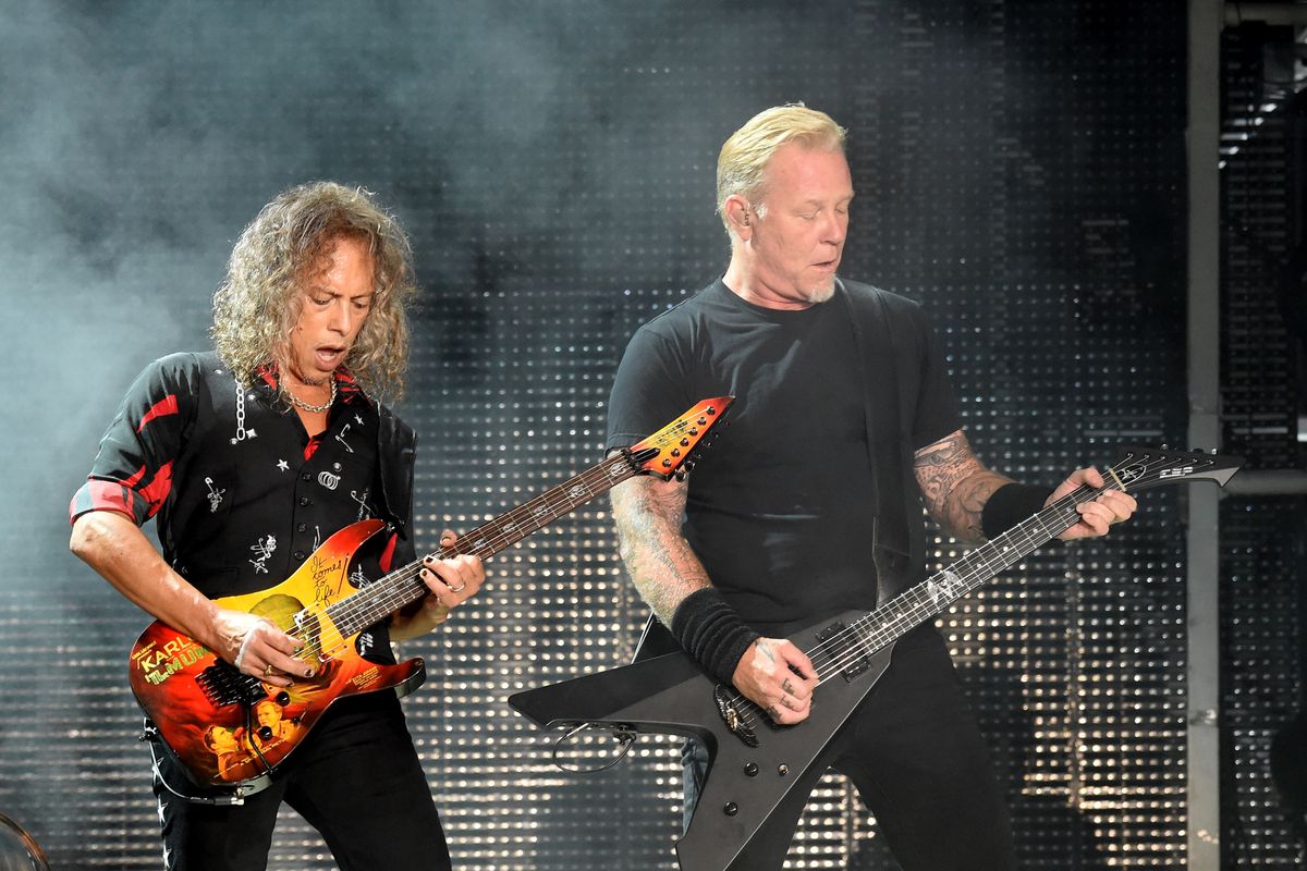 Metallica Performs At The Rose Bowl