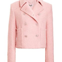 Kenzo <a href="http://modaoperandi.com/kenzo/pre-fall-2013/rtw-1500/item/short-boiled-wool-pink-jacket-198792">double-breasted jacket</a>, $900.