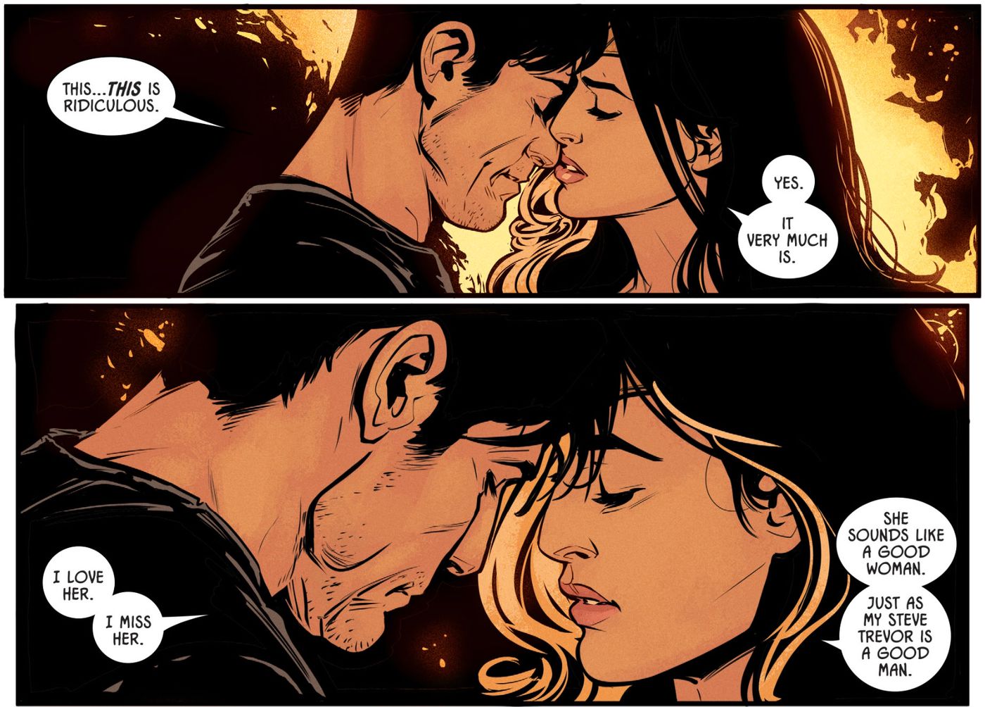 Batman and romance woman wonder Scott Snyder