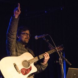 Rivers Cuomo performs a solo concert at Beat Kitchen Tuesday night. | Ashlee Rezin/Sun-Times