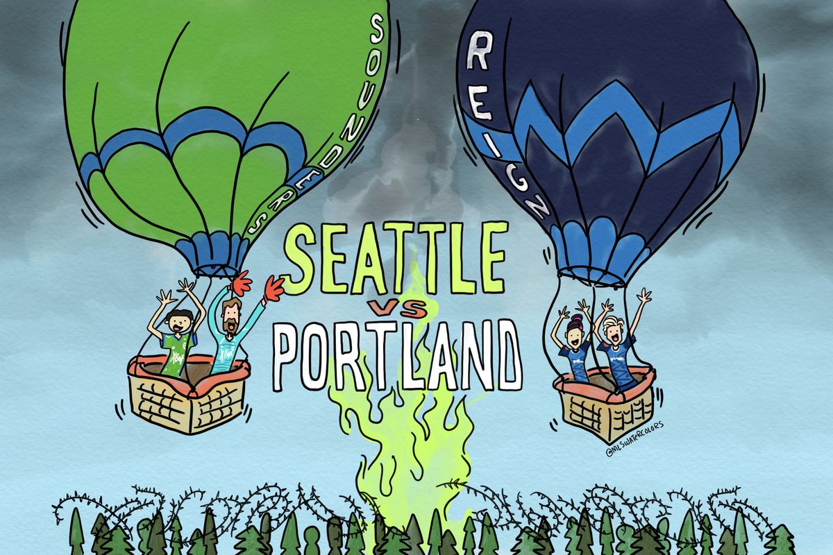 Sounders and Reign vs Portland