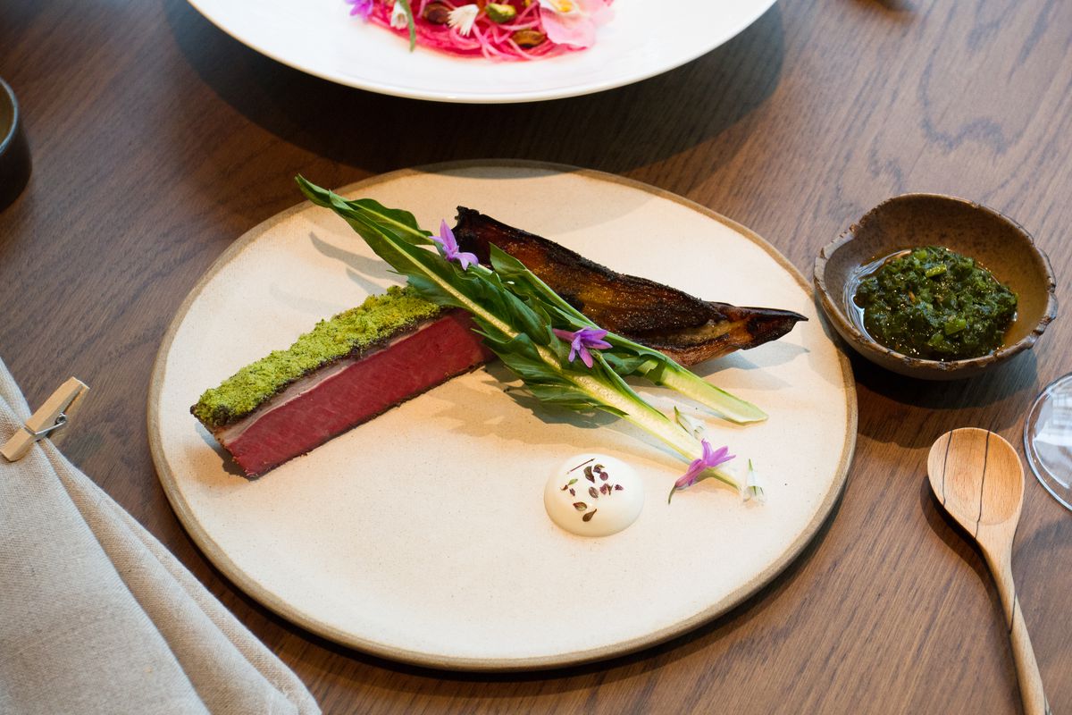 Lamb at Hide, by chef Ollie Dabbous