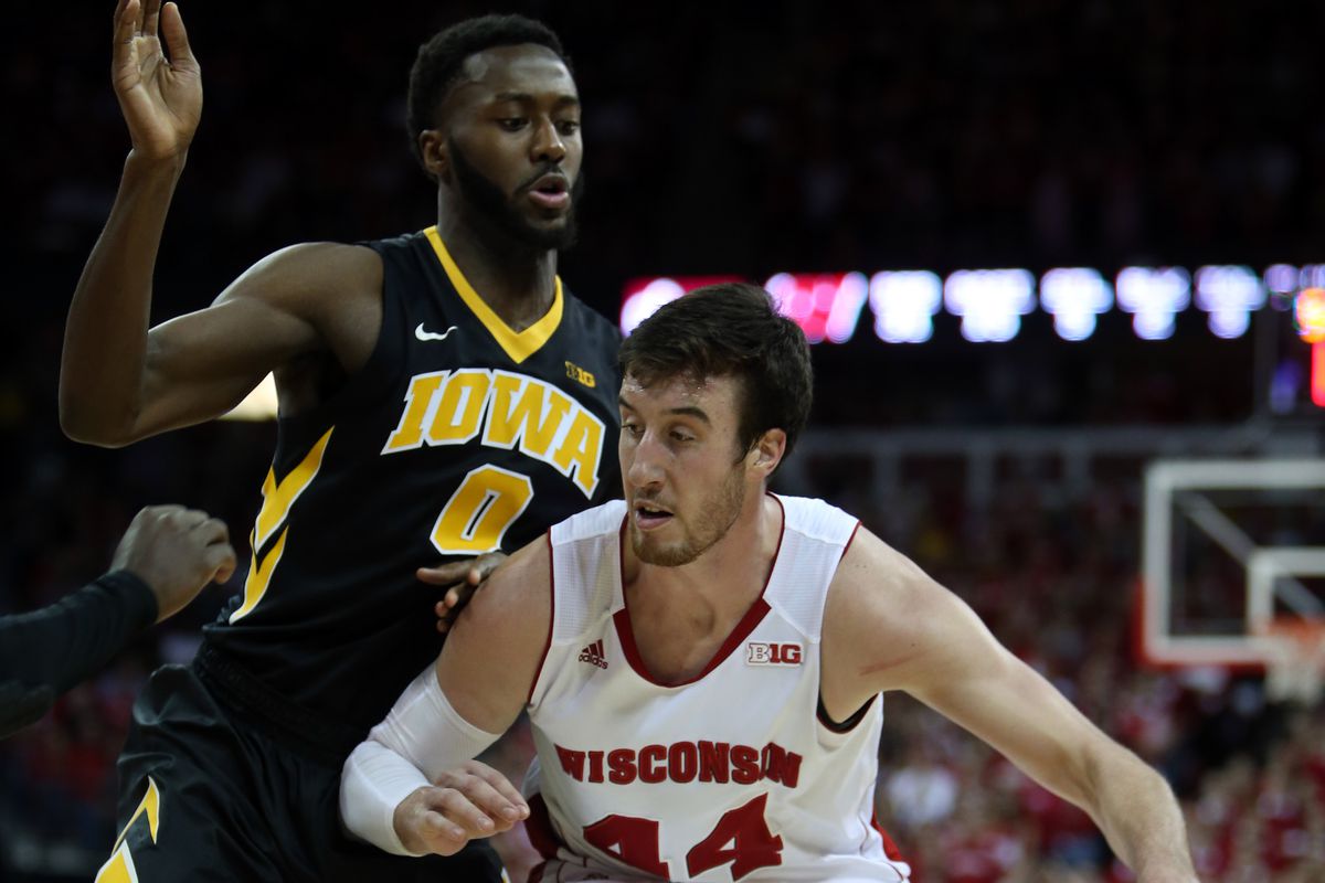Frank Kaminsky takes it to the hoop during Wisconsin's most recent victory