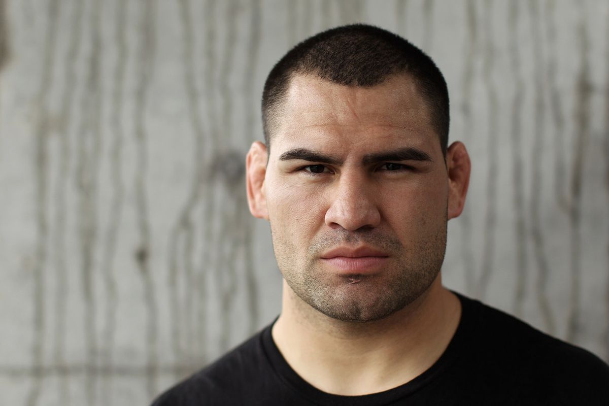 SYDNEY, AUSTRALIA - FEBRUARY 29:  UFC heavyweight champion Cain Velasquez of the United States poses for a portrait at Tramway Oval on February 29, 2012 in Sydney, Australia.  (Photo by Cameron Spencer/Getty Images)