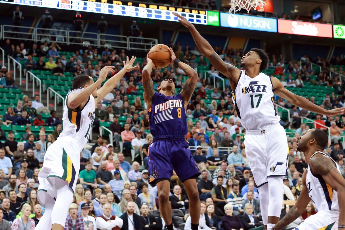 NBA: Preseason-Phoenix Suns at Utah Jazz