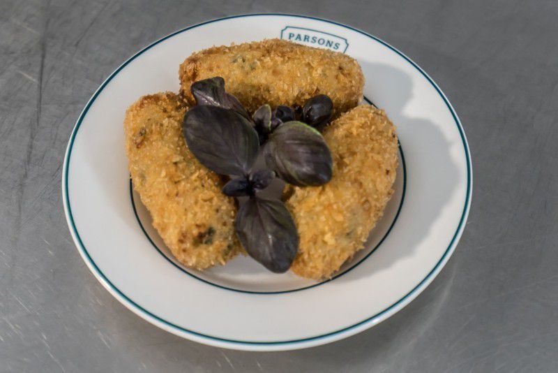 Best seafood restaurants in London: Potted shrimp croquettes at Parsons, one of the best snacks in central London
