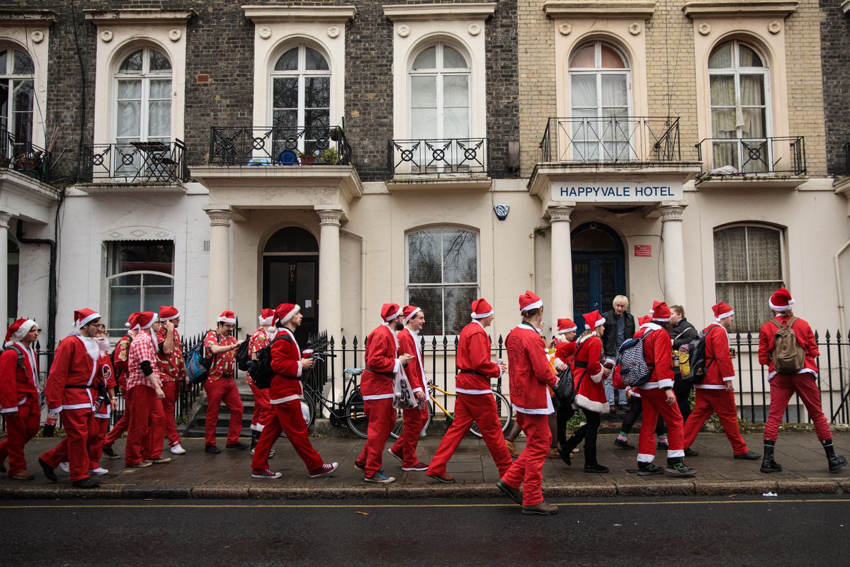 Santacon Takes Place In London